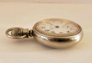 Antique 1800 ' s Victorian American 17J Pocket Watch E.  F Shelton Marion Kansas 18s 10