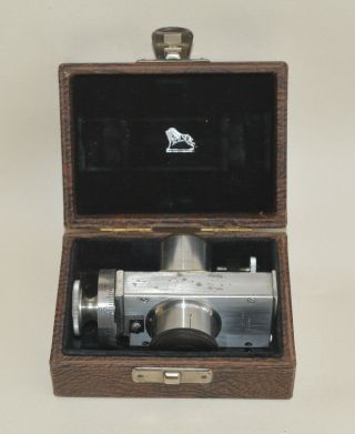 Micrometer Eyepiece In Case For Old Brass Microscope - Watson & Sons,  London