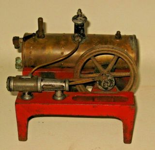Antique Weeden Steam Engine No 14 Brass Boiler With Cast Iron Base La12