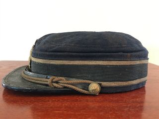 Civil War Era Cap DBB Gar Hat Shield Badge 20 Star Buttons G.  W.  SIMMONS BOSTON 3