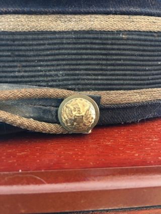 Civil War Era Cap DBB Gar Hat Shield Badge 20 Star Buttons G.  W.  SIMMONS BOSTON 4