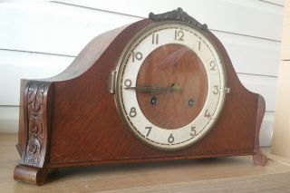 A Stunning Antique /art Deco Juba Shelf Mantel Pendulum Clock