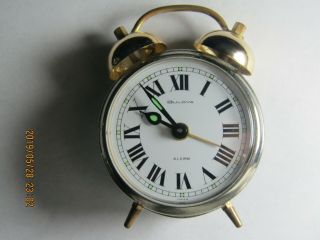 Vintage Bulova Desk Alarm Clock For Parts/repair 2