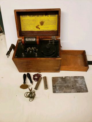 Antique Voltamp Battery No.  12 Quack Medical Device – Shock Therapy