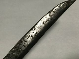 Japanese Samurai Sword 20.  1cm 7.  91inch Edo Steel Parts Repair Tamahagane 59 5