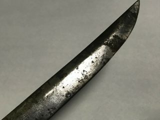 Japanese Samurai Sword 20.  1cm 7.  91inch Edo Steel Parts Repair Tamahagane 59 6