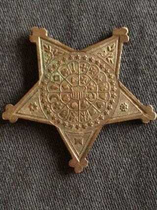 Grand Army of the Republic (GAR) 1861 - 1866 Veterans Badge (Metal).  Authentic. 5