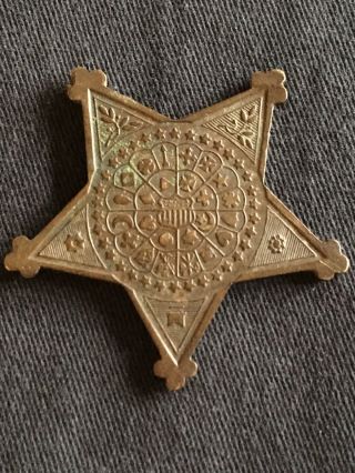 Grand Army of the Republic (GAR) 1861 - 1866 Veterans Badge (Metal).  Authentic. 6