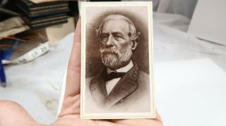 Post Civil War Robert E Lee Cdv Cabinet Photo Card