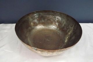 antique copper metal bowl india asia 2