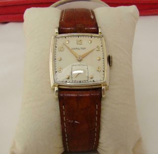 1948 HAMILTON 17 Jewel Grade 747 Mechanical Men Wrist Watch U.  S.  A MADE RUNNING 4