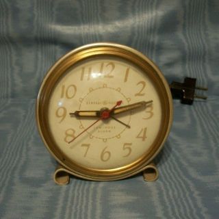 Vintage Rare General Electric Metal Alarm Clock Usa