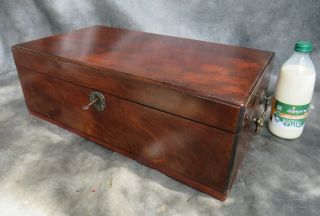 A Good Victorian Storage Box Complete With Lock And Key 20 Inches Wide