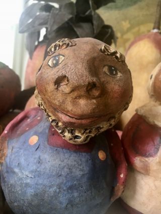 Primitive Paper Mache Mammy n Pappy made by CCS WHIMSIES - by Erikascupboard 2