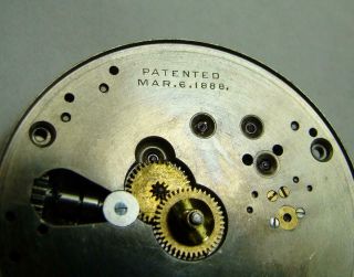 SCARCE MODEL 1896 WALTHAM 15 Jewels Pocket Watch - DIAL - Size 16 - RUNS 9