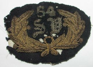 54th S.  V.  Civil War Veterans Gold Bullion Hat Badge Us Army / Marine Corps/ Navy