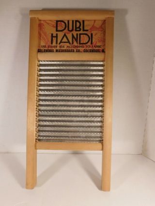 " Dubl - Handi " Washboard,  18 X 8 1/2 Inches,  88 Cent Price Stamped On Top