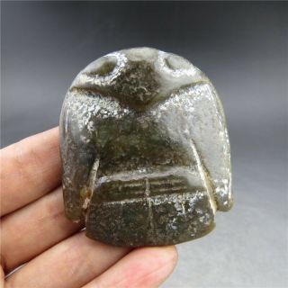 China,  Jade,  Collectibles,  Hongshan Culture,  Jade,  Eagle,  Pendant F65