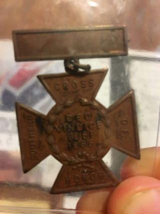 Southern Cross Of Honor Medal Civil War Confederate Bunch Mississippi Documents