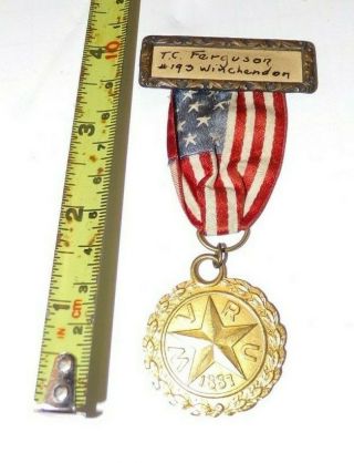 W.  V.  R.  U.  Medal 1887 T.  C.  Ferguson 193 Winchendon