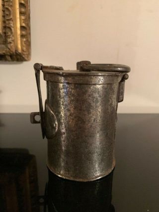 Early / Old Continental Money Box.  - Pewter c.  18th century 2