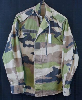 French Military Cec Camo Combat Shirt And Pant Set Uniform