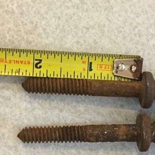 Handmade Antique French Armoire Bolts 2 1/8” Long 4