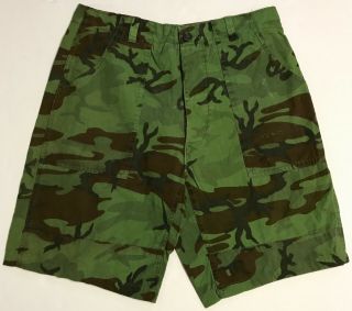 Vietnam Era Arvn Ranger Camo Trousers Cut Down To Shorts
