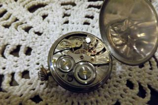 Antique Illinois Sterling Pocket Watch - GOOD - Nickel case 1923 - 25 - 2