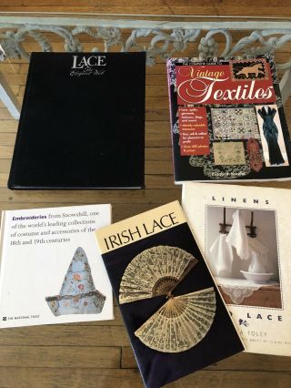 Books On Linen,  Irish Lace,  Textiles For Study