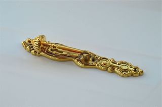 antique solid brass wardrobe handle door pull cabinet handle keyhole GE3 3