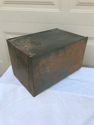 Hoosier Style Cabinet Metal Bread Drawer With Lid