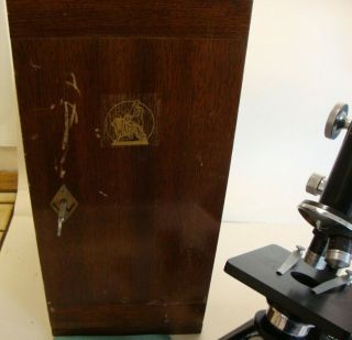 Early 20th century cased microscope by W.  Watson & sons Ltd London 6