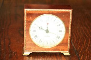 Vintage Seth Thomas Electric Alarm Clock Poise E 861 - 000 -