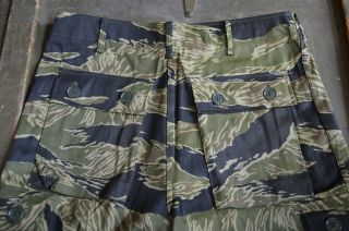Mint/ Unissued Tiger Stripe Trousers Vietnam 5 Pocket 6