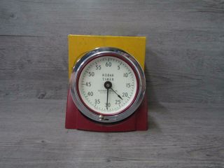 Vintage Metal Kodak Timer Clock Eastman Rochester Ny