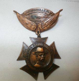 1914 24th Ucv United Confederate Veterans Reunion Badge Medal Jacksonville Fl
