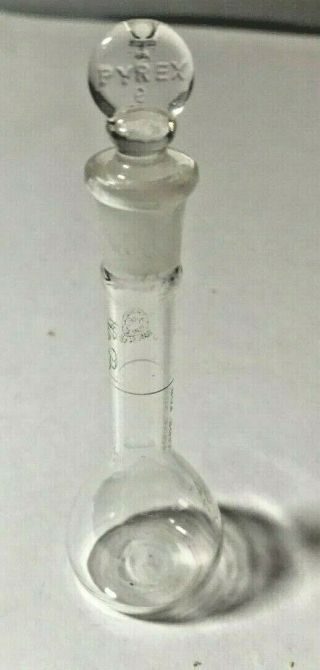 Pyrex Usa Chemistry Laboratory Apothecary Science Glass Flask (a020)