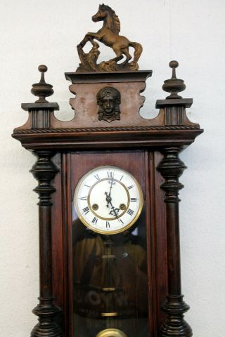 Antique Wall Clock Vienna Regulator 19th century Junghans 3