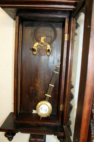 Antique Wall Clock Vienna Regulator 19th century Junghans 7