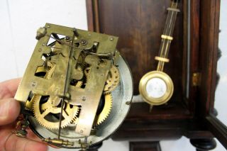 Antique Wall Clock Vienna Regulator 19th century Junghans 8