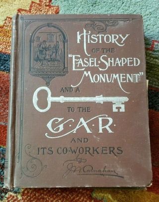 Book History Of The Easel - Shaped Monument And A Key To The Gar.