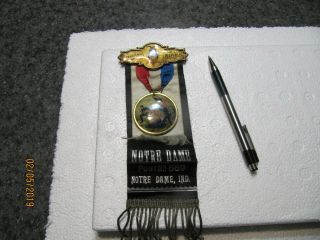 Civil War Grand Army Of The Republic Post Medal & Ribbion Notre Dame