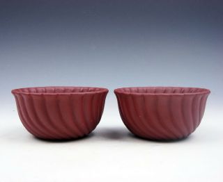Pair Yixing Zisha Clay Hand Crafted Unique Shape Tea Cups Tea Ceremony 05131903