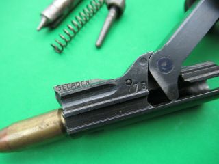 Mauser P08 Luger complete S/42 WWII toggle & firing P38 - well marked link 12