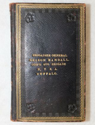 1838 Book Buffalo Ny Malitia Civil War General School Of The Gunner Arcularius