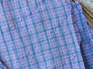 Back In Time Textiles Antique 1880 blue homespun fabric 2