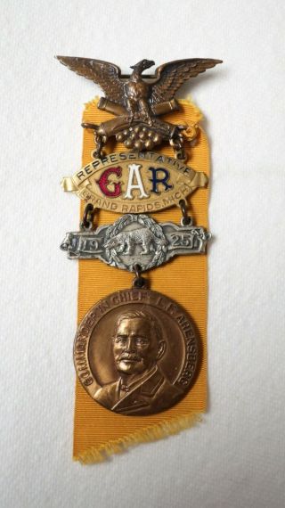 1925 Gar 59th National Encampment Medal - Grand Rapids,  Mich.