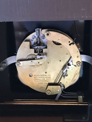 Vintage Seth Thomas 2 Jewel -,  Moon Phase Clock A206 - 004 For Repair 8