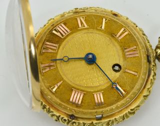 Unique Historic 18k Gold&Enamel Verge Fusee watch for Muhammad Ali of Egypt,  1830 12
